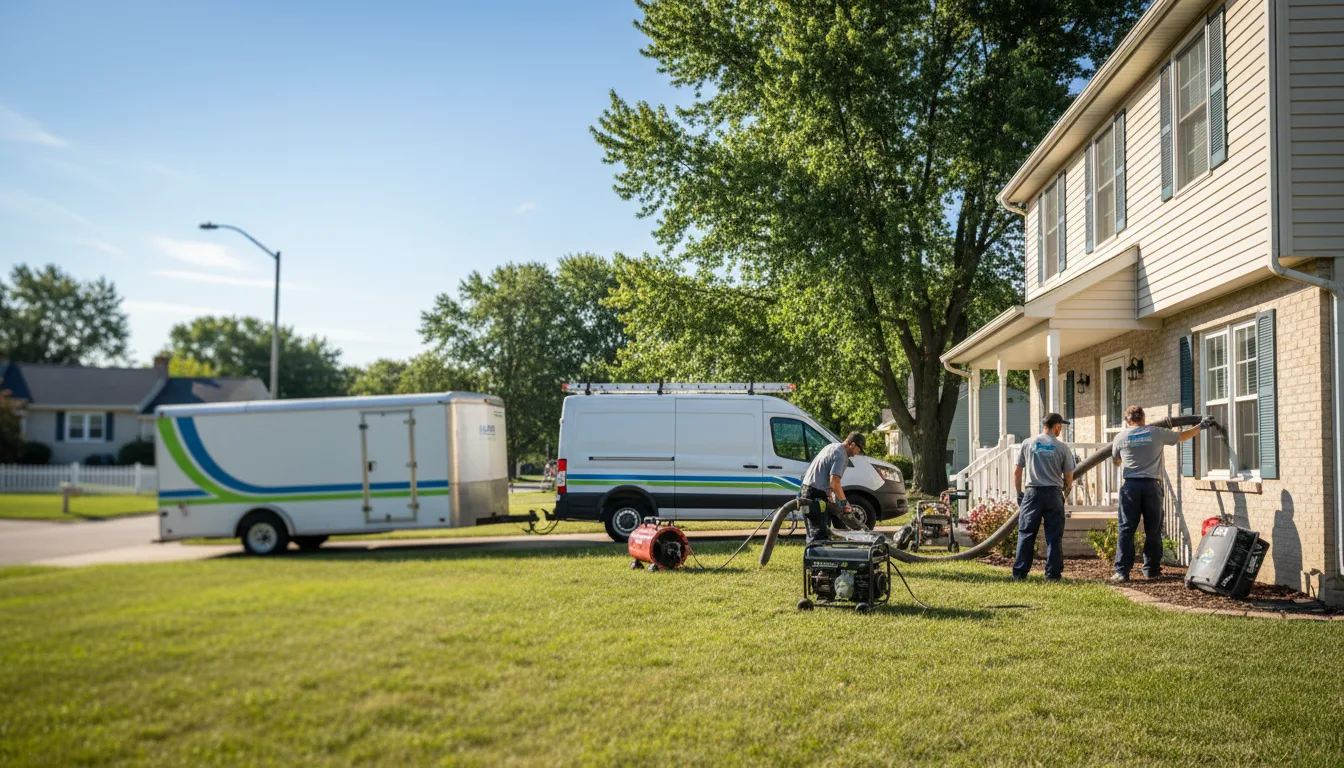 Flooded Basement Restoration And Cleanup With Repair in Middleton, ID near me